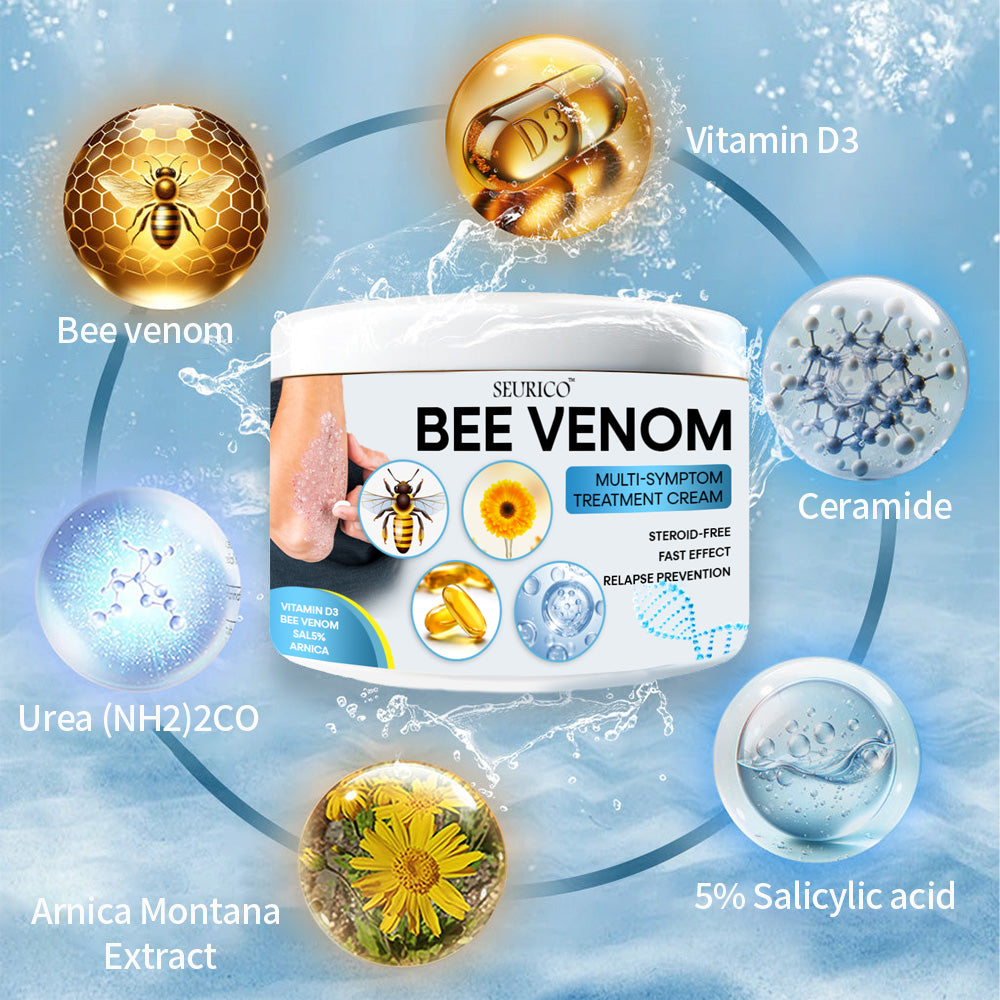 ✨2025 New Arrival🎁Seurico™ Bee Venom Multi-Symptom Treatment Cream⚡Limited Time Only: Get 50% Off Now! 🔥