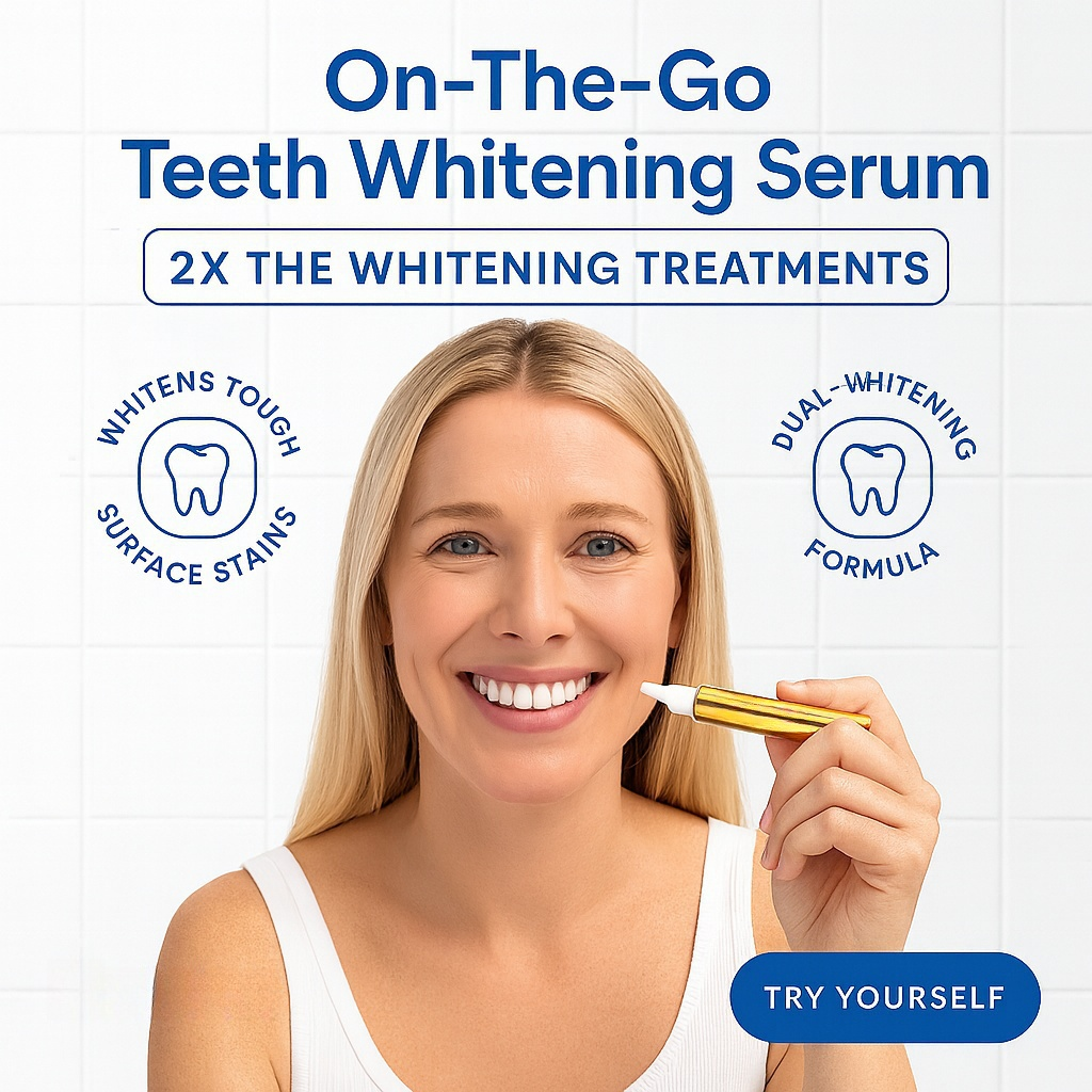 Seurico™ Extra-Strength Teeth Whitening Serum Pen + Dual-Peroxide Formula & Xylitol