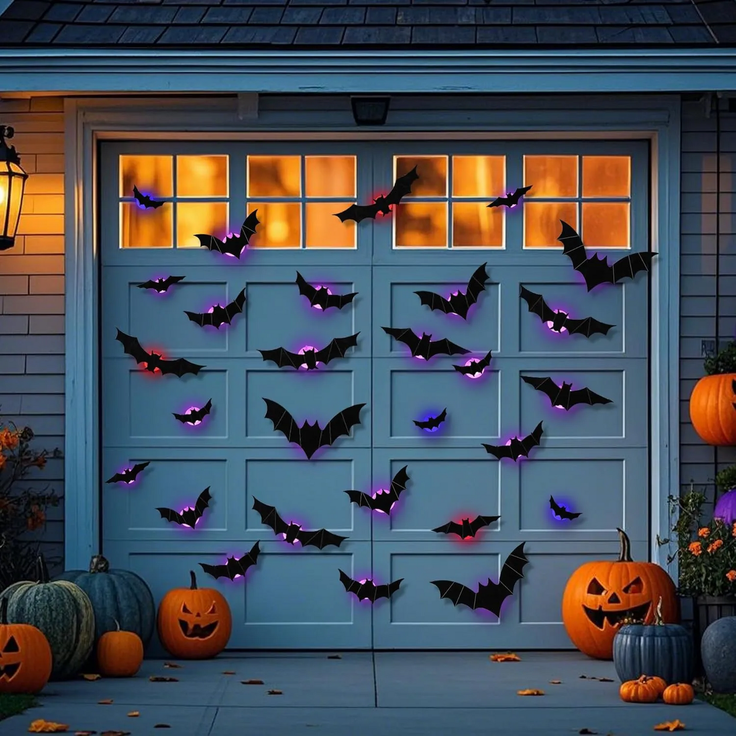 ๐ HOT SALE 50% OFF | ๐ฆ Spooky 3D Lighted Bats โ Transform Your Home into a Haunted Mansion! ๐ป