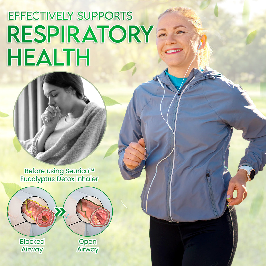 Seurico™ PureLung Herbal Refresh - Fast-Acting Herbal Inhaler for Lung Detox & Mucus Relief