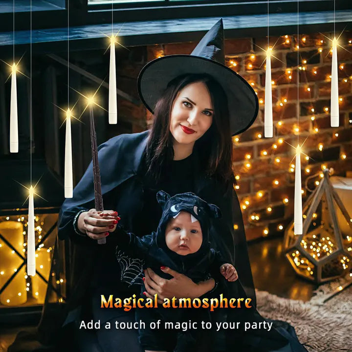 🎃 EARLY HALLOWEEN SALE 49% OFF 🔥 Magical Floating Candles with Wand Remote