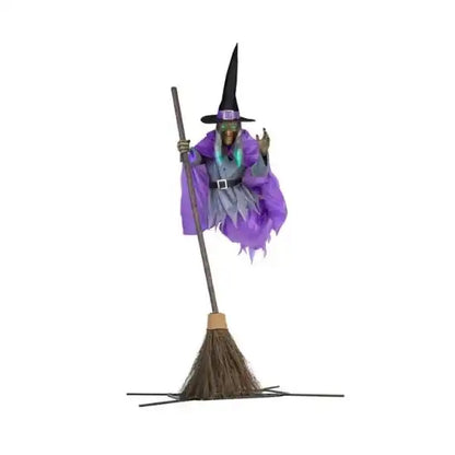 6 Feet' 🏡Halloween Props Garden Flying Witch🧙‍♀️