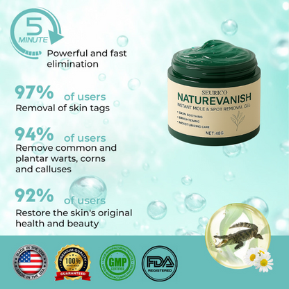 ✨2025 New Arrival🎁Official Store: Seurico™ New NatureVanish Instant Mole & Spot Removal Gel