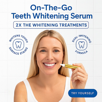 Seurico™ Extra-Strength Teeth Whitening Serum Pen + Dual-Peroxide Formula & Xylitol