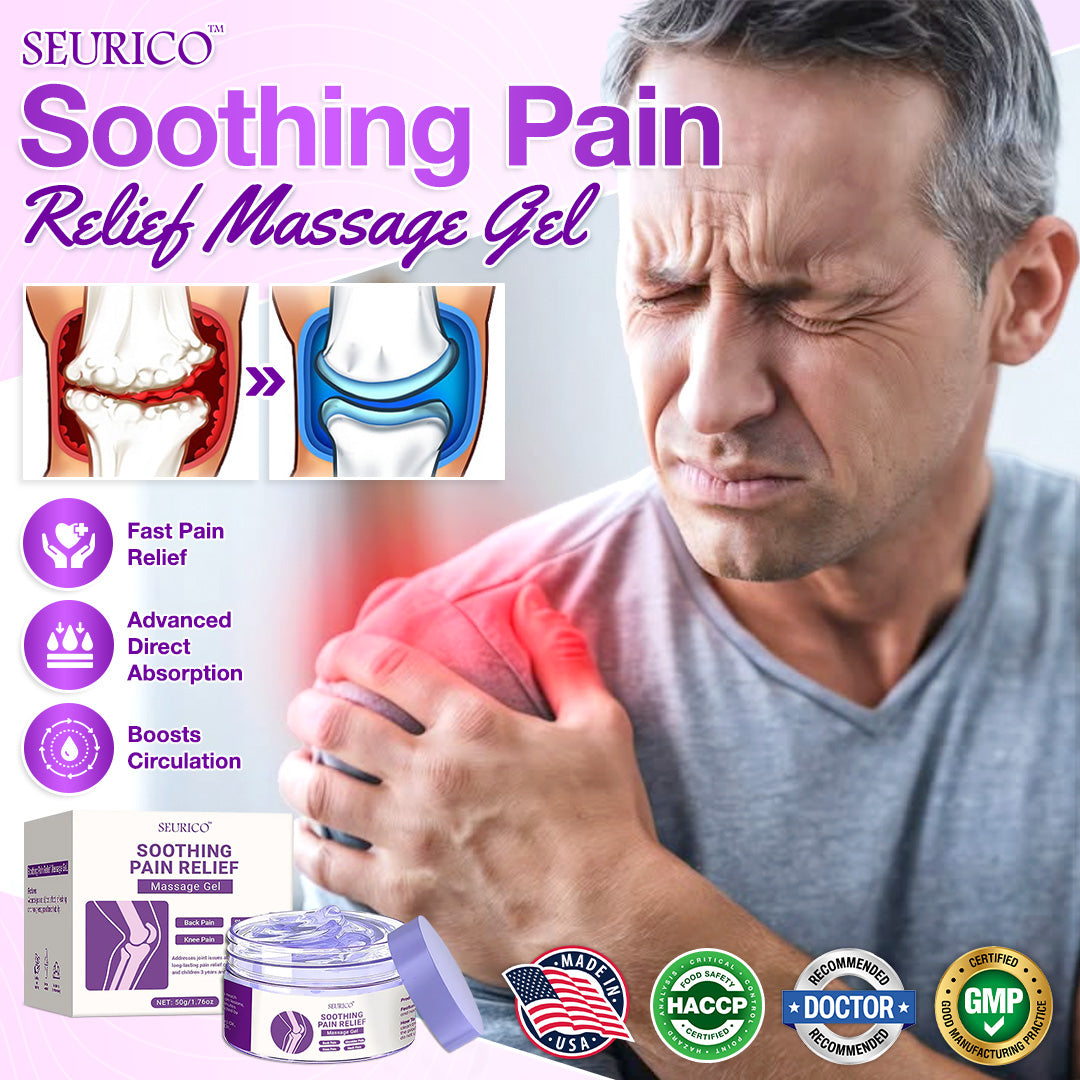 ✅[Official Store] Seurico™ Turmeric & Emu Oil Arthritis Soothing Pain Relief Massage Gel - American Orthopaedics (AAOS) Approved
