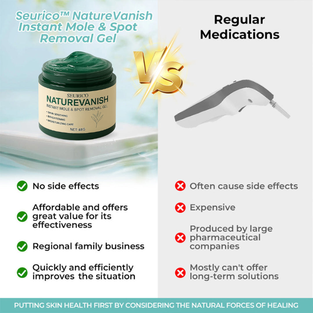 ✨2025 New Arrival🎁Official Store: Seurico™ New NatureVanish Instant Mole & Spot Removal Gel