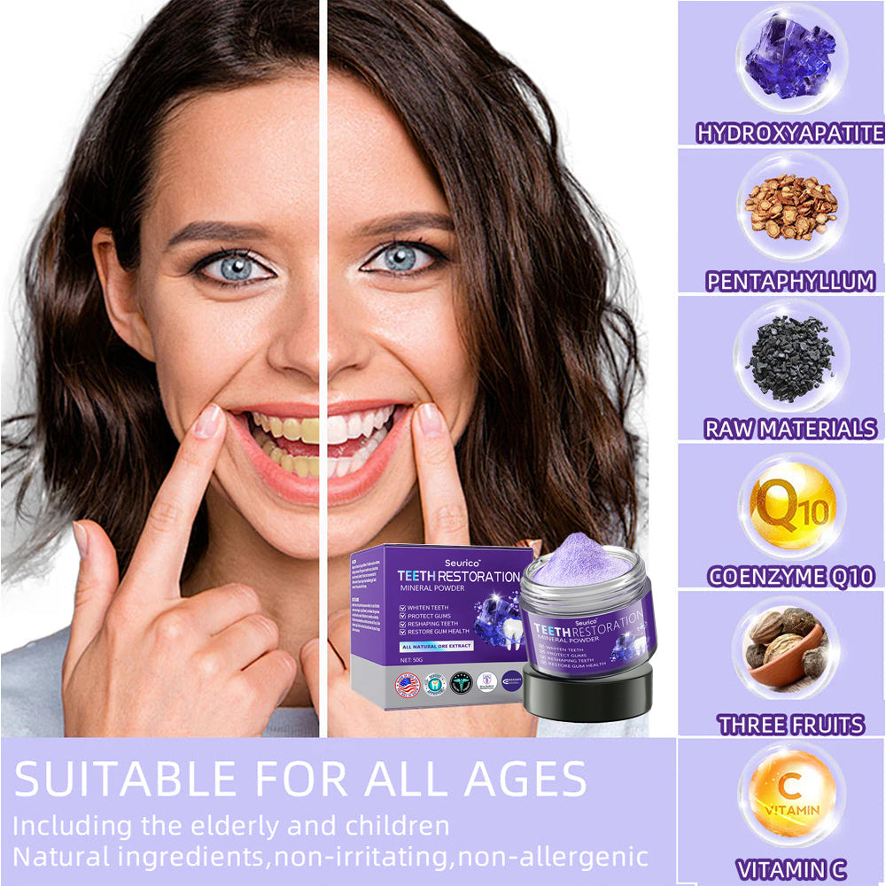 Official Store | Seurico™ Tooth Health Mineral Powder - ✅ TGA-Certified 🎁 Flash Sale - Don’t Miss Out