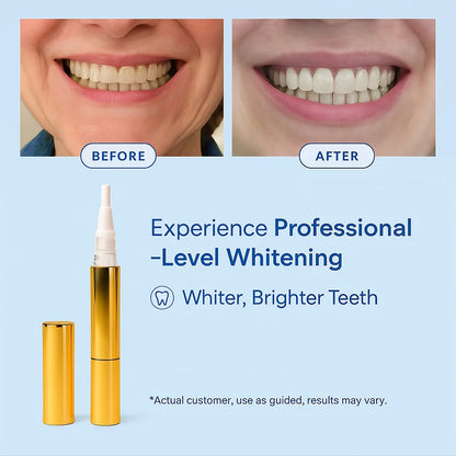 Seurico™ Extra-Strength Teeth Whitening Serum Pen + Dual-Peroxide Formula & Xylitol