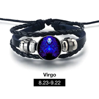 Adjustable Zodiac Sign Powerful Manifestation Bracelet (Eliminate Negative Energy and Attract Positive Vibes💪)