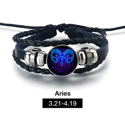 Adjustable Zodiac Sign Powerful Manifestation Bracelet (Eliminate Negative Energy and Attract Positive Vibes💪)