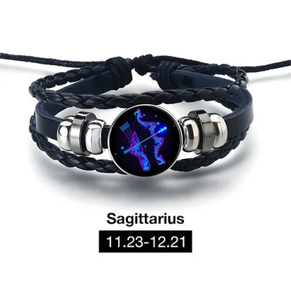 Adjustable Zodiac Sign Powerful Manifestation Bracelet (Eliminate Negative Energy and Attract Positive Vibes💪)